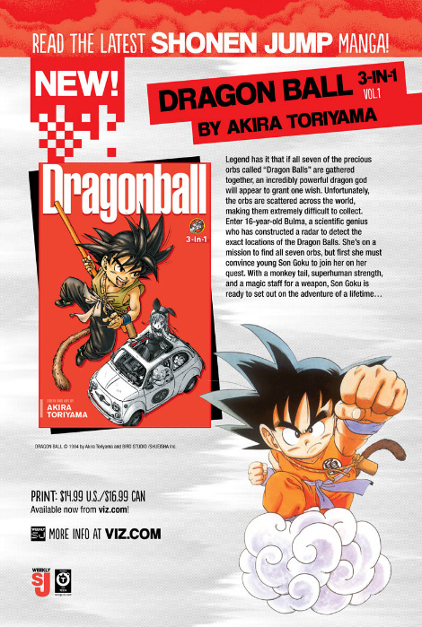 VIZ  Read Dragon Ball Z, Chapter 1 Manga - Official Shonen Jump From Japan