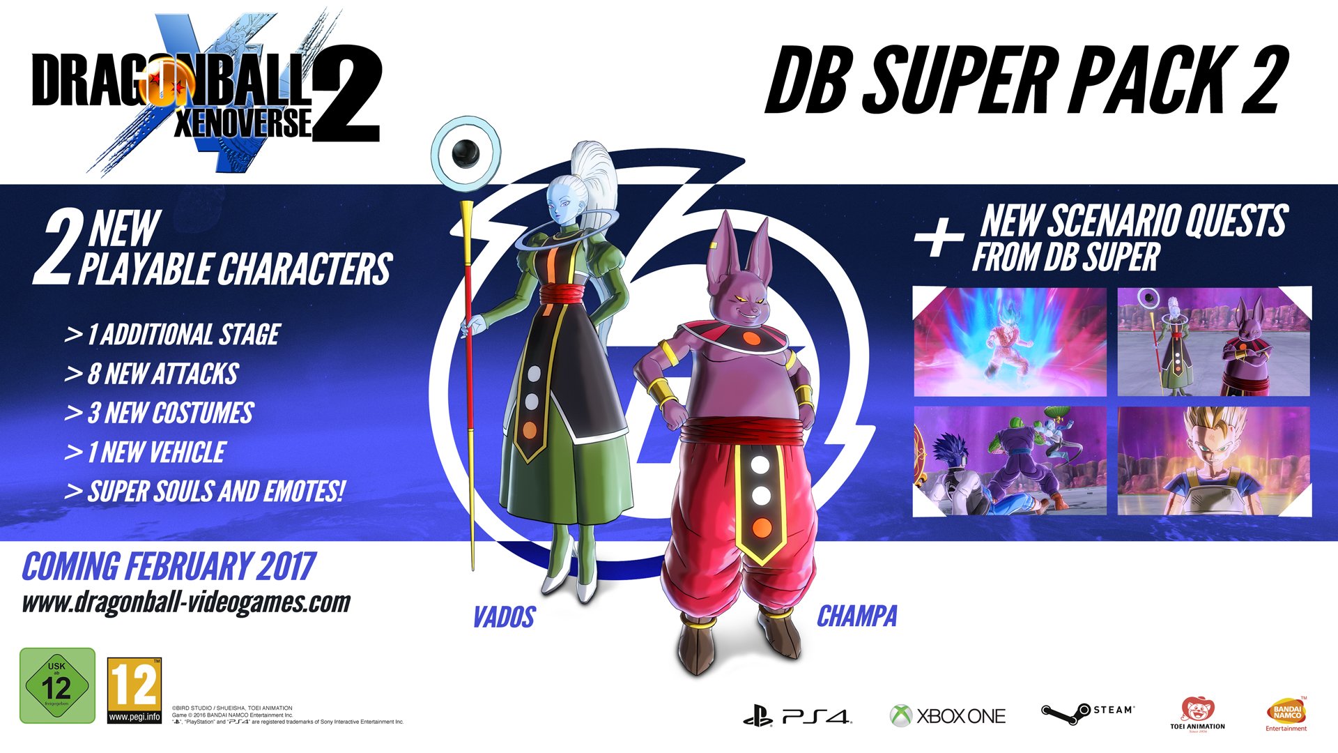 DRAGON BALL XENOVERSE 2 - Ultra Pack Set, PC Steam Downloadable Content