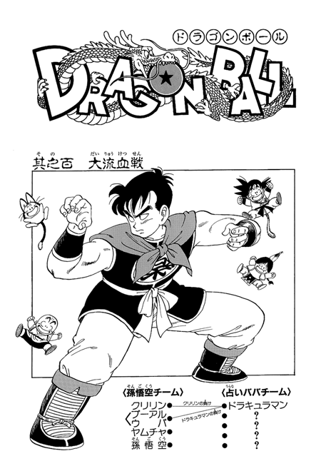 Manga Guide  Dragon Ball Chapter 100