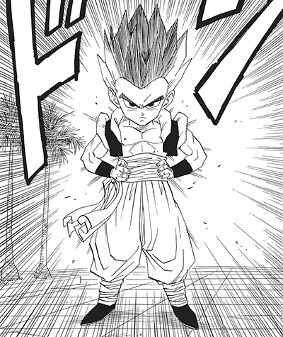 D. Ball Limit-F - Artwork em HD do Gogeta Super Saiyajin 4 em