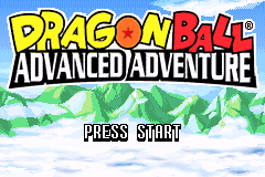 Dragon Ball: Advance Adventure North American Title Screen