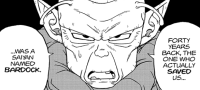 Edited panel of Dragon Ball Super manga chapter 76