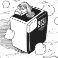 Capsule #2031 (Refrigerator) from Dragon Ball Chapter 333