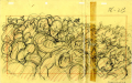 Takase's genga was based on a layout correction by Tadayoshi Yamamuro. We do not have the original Takase layout.[4]