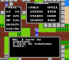Approximate woman in the original "Dragon Warrior" English localization discussing tomatoes