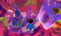 Planet Freeza No. 79 as seen merged with other Dragon World locations on the fourth stratum of the 2016 Nintendo 3DS video game Dragon Ball Fusions[27]