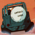A Capsule Corp dune buggy from from Dragon Ball Z Episode 173.