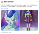 Kyabe name spelling used in a tweet from Bandai Namco