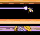 Yūzu fires his Energy Wave at the player