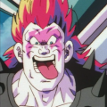 One of Mister Satan's students dressed as an extraterrestrial. He is dressed as a biker, perhaps one of the Invincible Lords of the Highway.