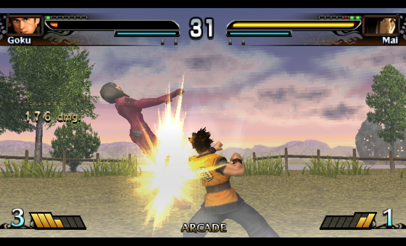 File:Dragonball Evolution PSP gameplay.png