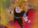 The next episode preview showed Goku as a Super Saiyan while battling against Freeza and the others.