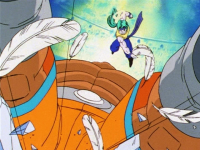 Kidomo seemingly defeating his opponent[2]