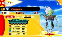 Zamas name spelling in January 2017's 2.2.0 update for the English release of Dragon Ball Fusions on the Nintendo 3DS