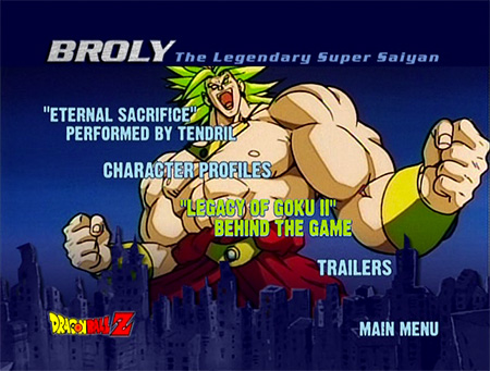 DRAGON BALL SUPER: SUPER HERO (2022), DVD Menu