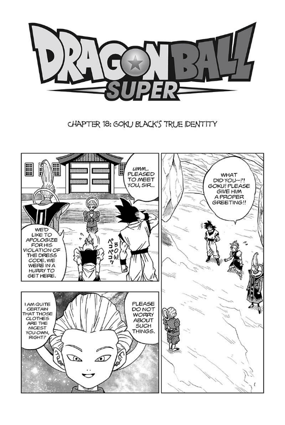 Viz Posts Dragon Ball Super Manga Chapter 1 English Translation : r/ dragonball