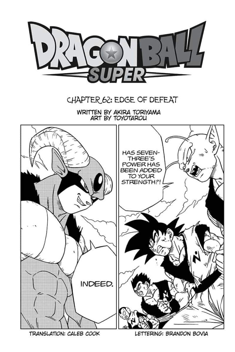 Rancio escena compuesto News | "Dragon Ball Super" Manga Chapter 62 English Translation Available