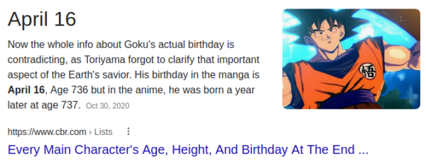 Naruto: Every Character's Age, Height, And Birthday