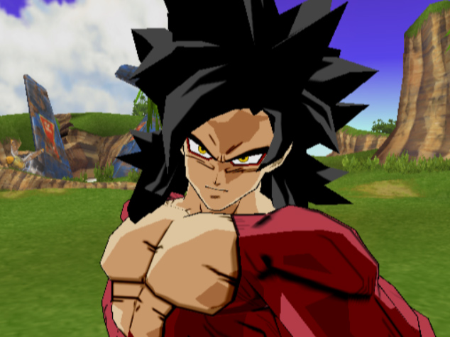 Goku SSJ 4  Goku Super Saiyajin 4 en Dragon Ball Z Budokai