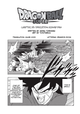 BROLY 3-WAY? Dragon Ball Super Manga Chapter 93 REVIEW 